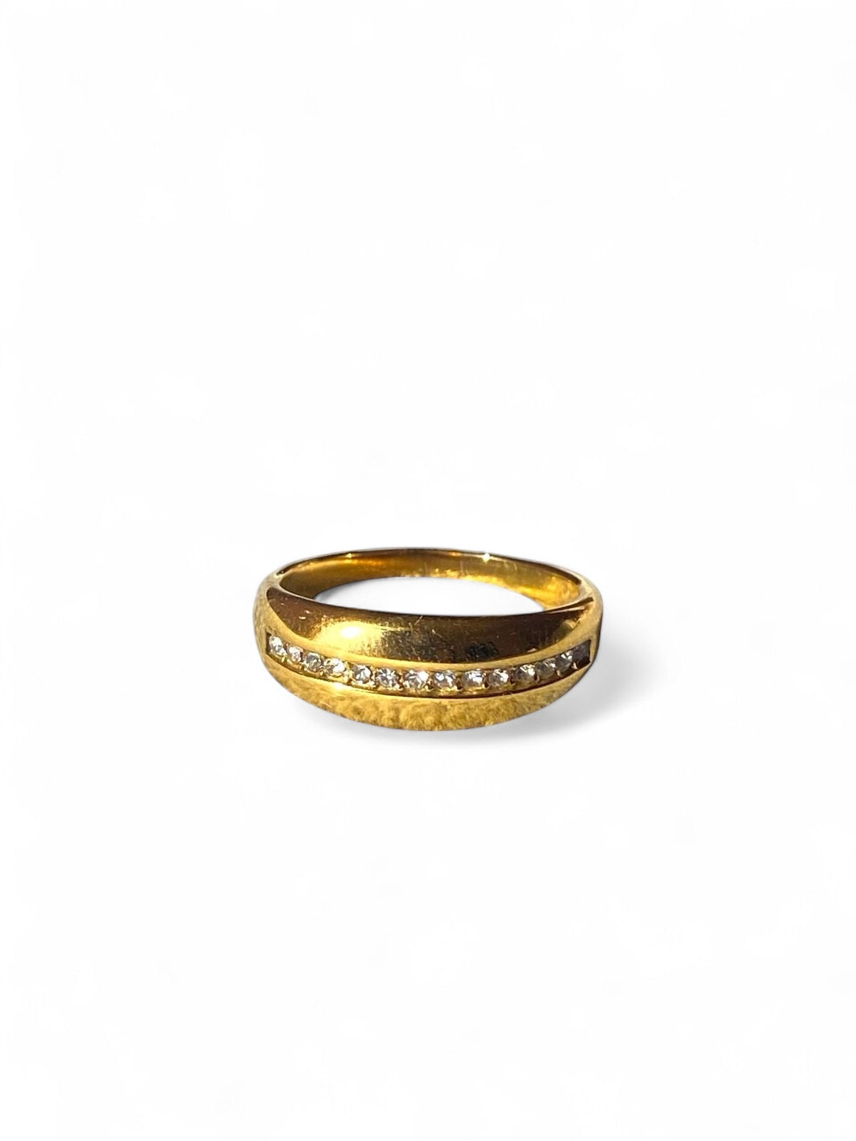 Anillo Diamantes raya
