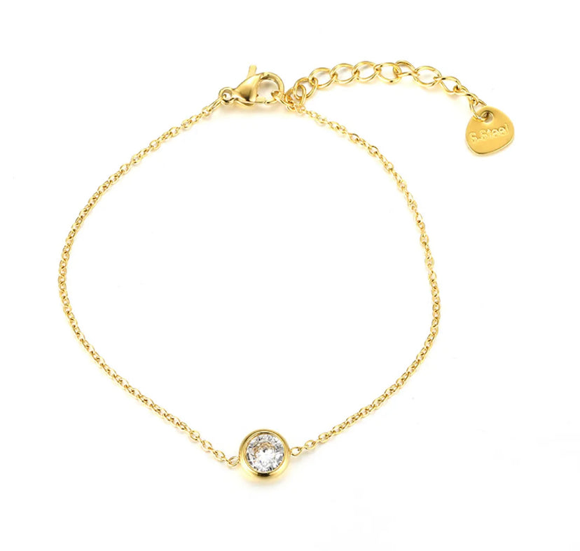 Pulsera Cadena Cristal