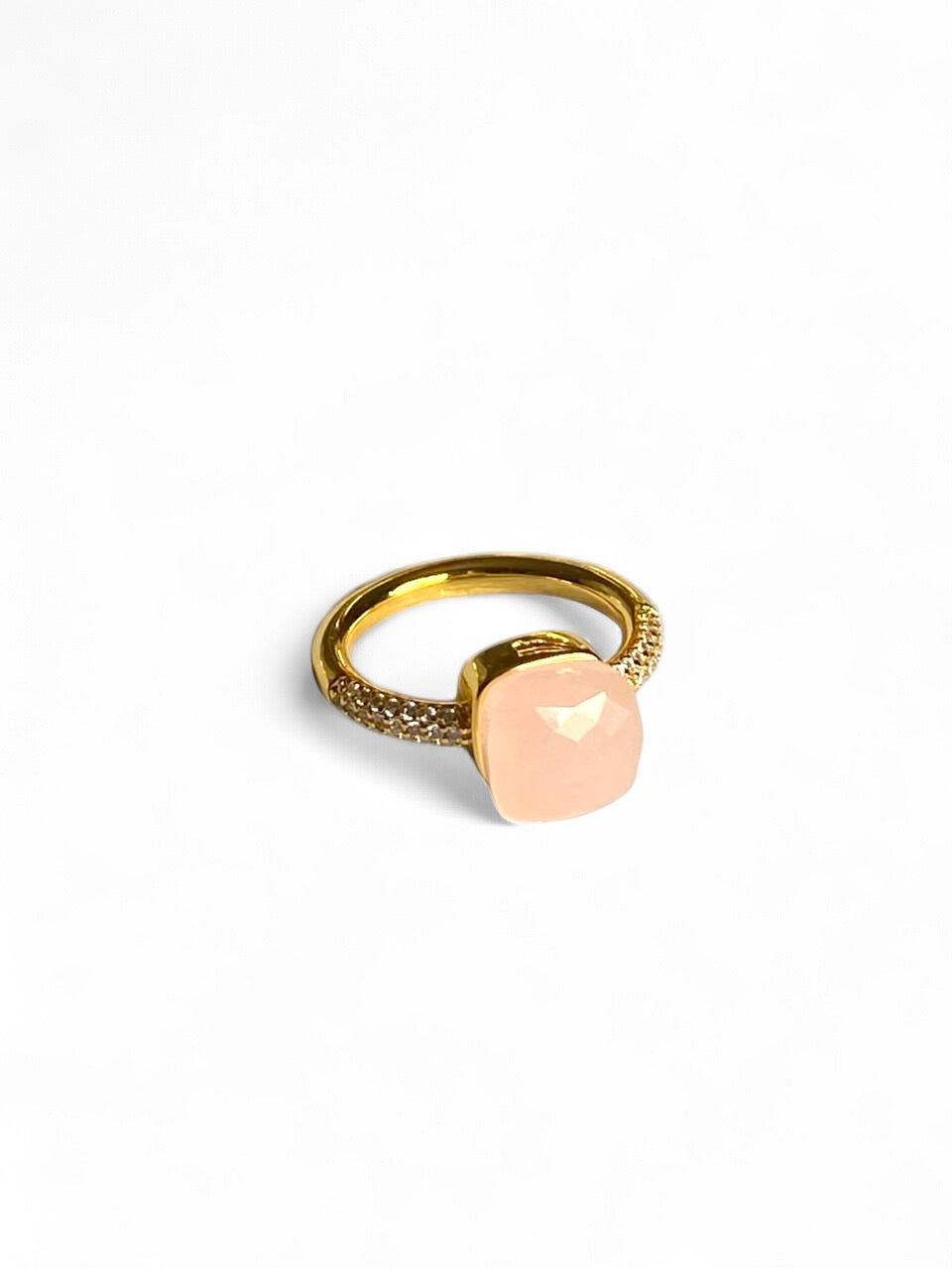 Anillo Piedra Rosa