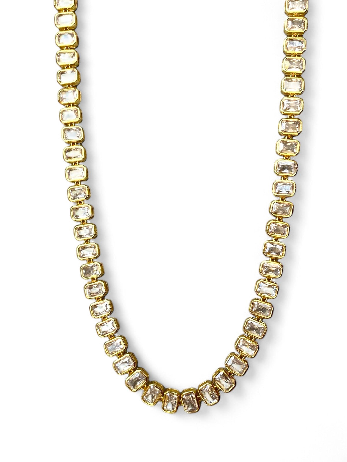 Collar Cristales Cuadrados