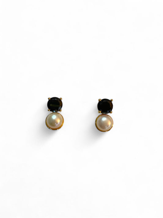 Earrings negros perla