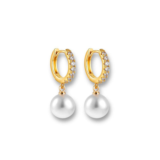 Earrings perla cristal